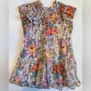 Sea New York Multicolor Smocked Dress
